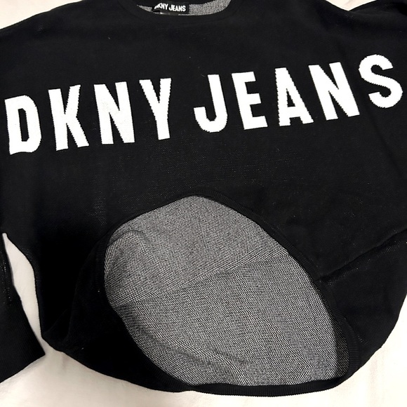 DKNY Jeans black sweater - Picture 3 of 4